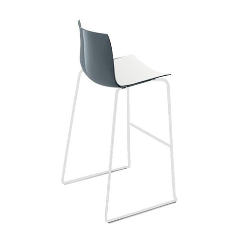 Catifa 46 0471 Bar Stool Bicolour Frame White